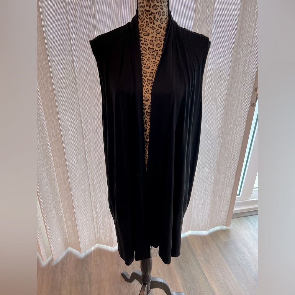 Eileen Fisher long Vest - size Lg